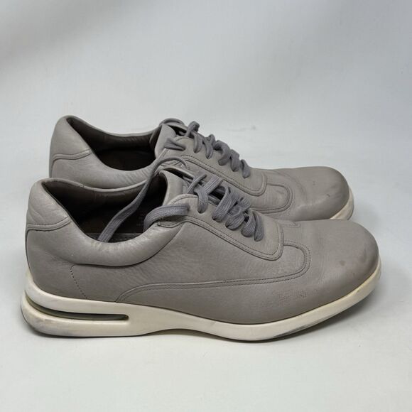 Cole Haan Air Conner Shoes Mens 11 M Gray Leather Casual Comfort Sneakers - Picture 1 of 16